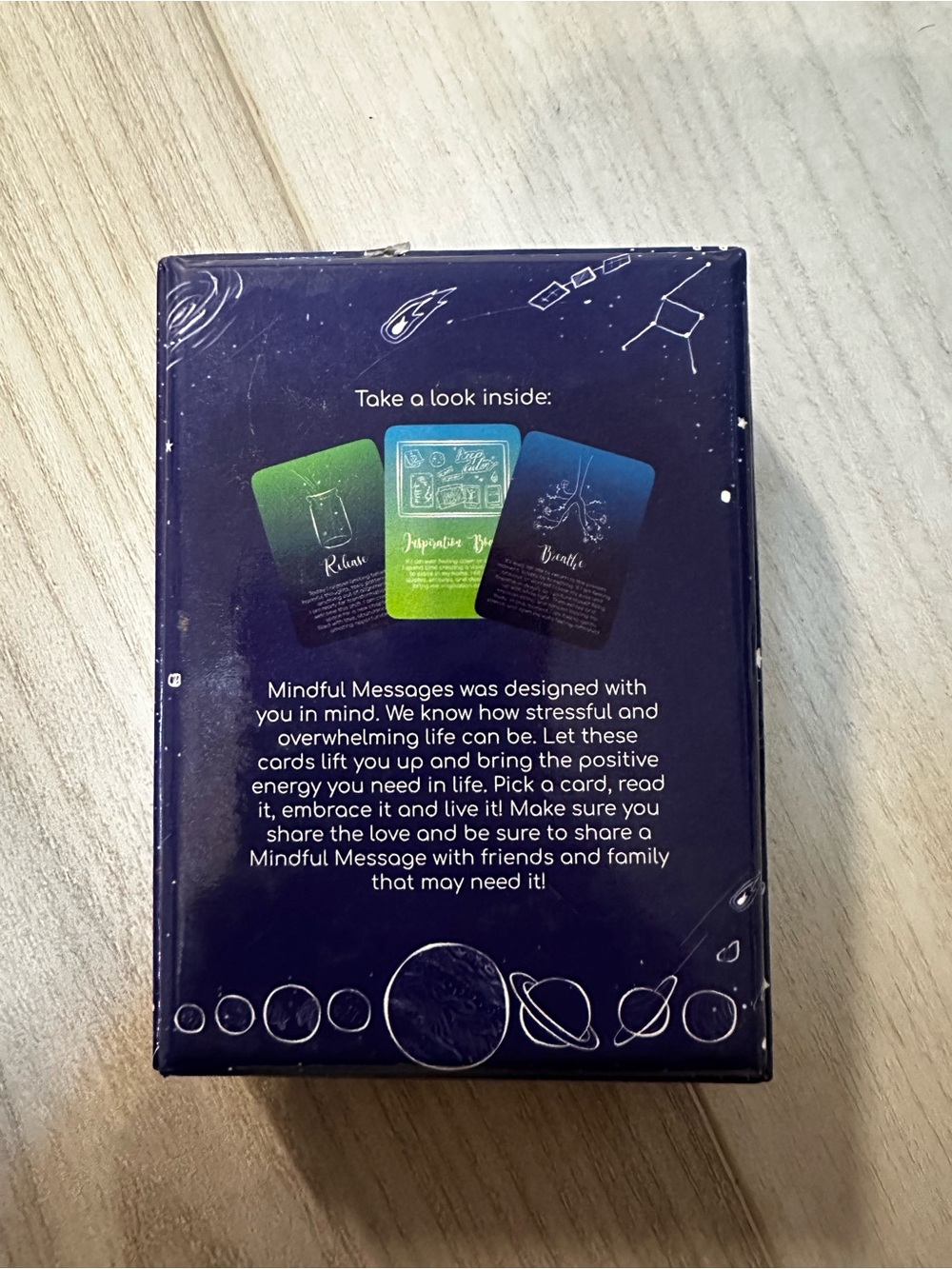 Mindful Message Cards- Deep Blue - Picture 2 of 3
